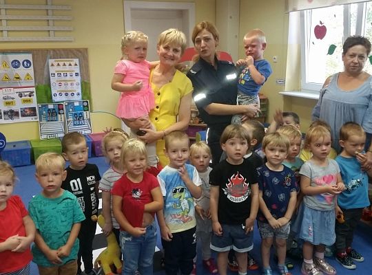 Wizyta Policjantki w Przedszkolu