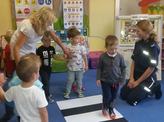 Wizyta Policjantki w Przedszkolu