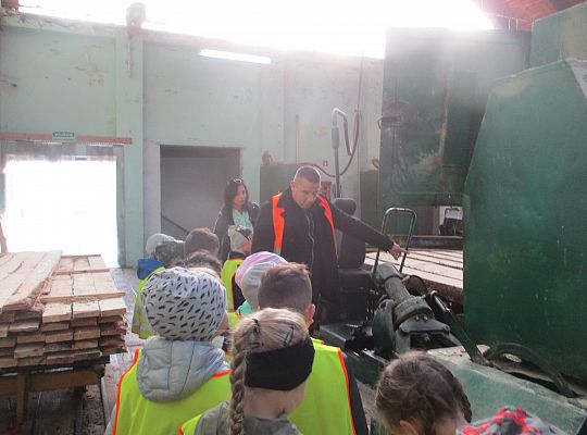 Gr. III i IV Wizyta w tartaku