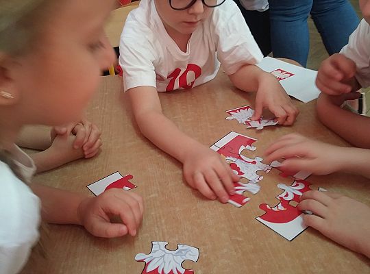 Gr IV-Turniej wiedzy o Polsce w Przedszkolu nr 1 "Kocham Cie Polsko"