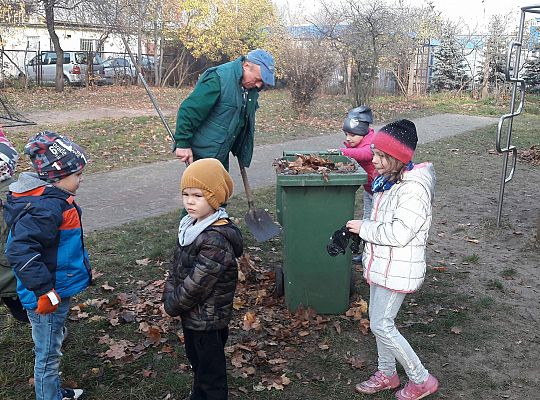 Gr III-jesienne prace w ogrodzie przedszkolnym