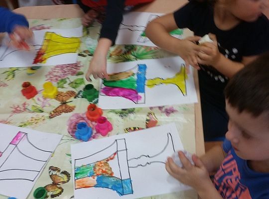 Gr. II Malowanie palcami