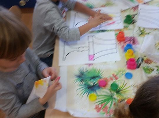 Gr. II Malowanie palcami