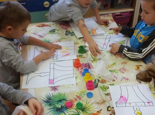 Gr. II Malowanie palcami