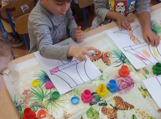 Gr. II Malowanie palcami