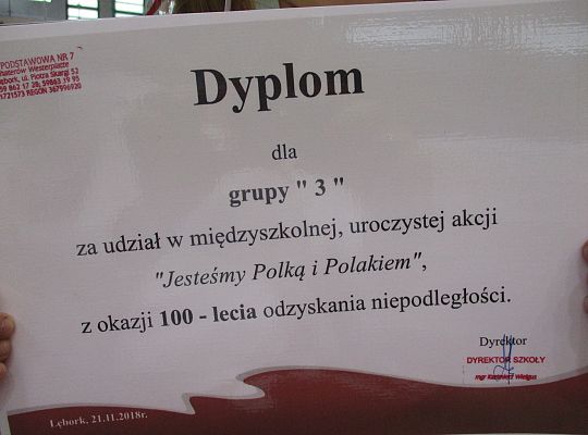 Spotkanie w Szkole Podstawowej nr 7 "Jesteśmy Polką i Polakiem"