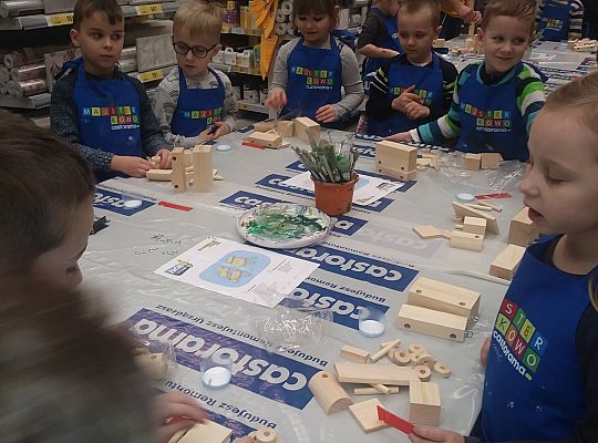 gr IV warsztaty dla dzieci-"Majsterkowo" Słupsk Castorama
