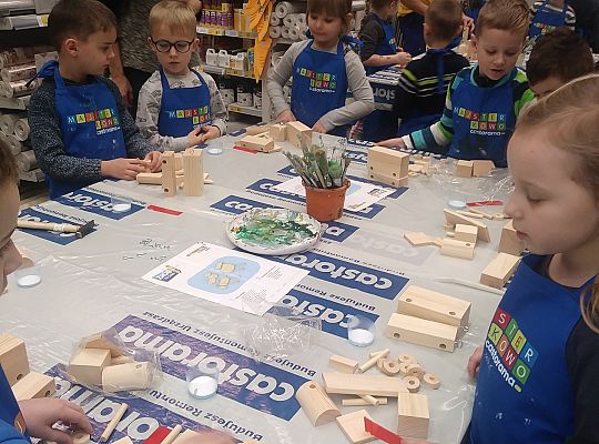 gr IV warsztaty dla dzieci-"Majsterkowo" Słupsk Castorama