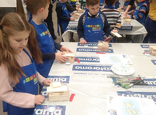 gr IV warsztaty dla dzieci-"Majsterkowo" Słupsk Castorama