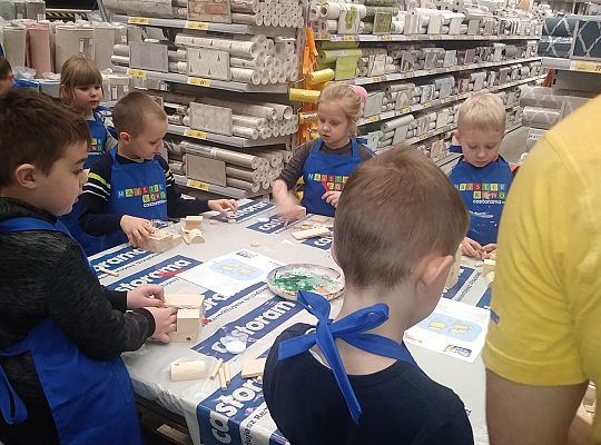 gr IV warsztaty dla dzieci-"Majsterkowo" Słupsk Castorama