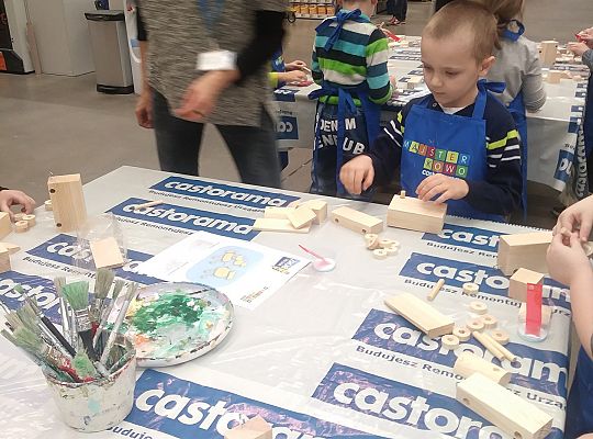 gr IV warsztaty dla dzieci-"Majsterkowo" Słupsk Castorama