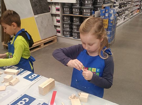 gr IV warsztaty dla dzieci-"Majsterkowo" Słupsk Castorama