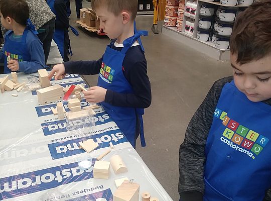 gr IV warsztaty dla dzieci-"Majsterkowo" Słupsk Castorama