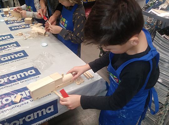 gr IV warsztaty dla dzieci-"Majsterkowo" Słupsk Castorama