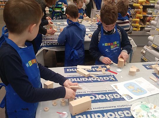 gr IV warsztaty dla dzieci-"Majsterkowo" Słupsk Castorama