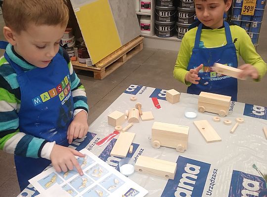 gr IV warsztaty dla dzieci-"Majsterkowo" Słupsk Castorama
