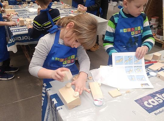 gr IV warsztaty dla dzieci-"Majsterkowo" Słupsk Castorama