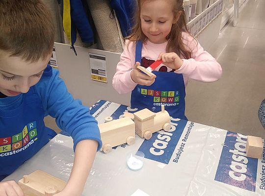 gr IV warsztaty dla dzieci-"Majsterkowo" Słupsk Castorama