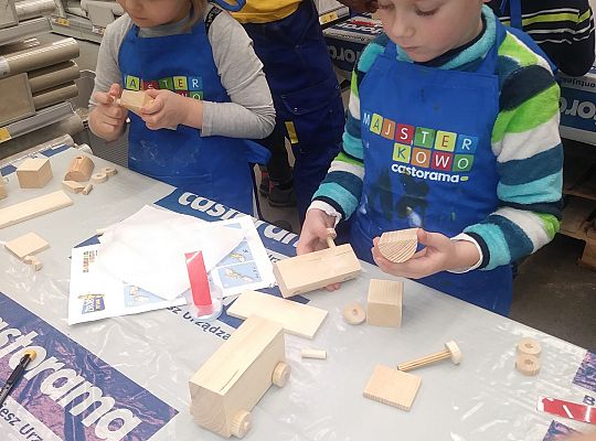 gr IV warsztaty dla dzieci-"Majsterkowo" Słupsk Castorama