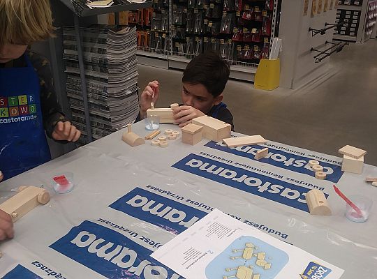 gr IV warsztaty dla dzieci-"Majsterkowo" Słupsk Castorama