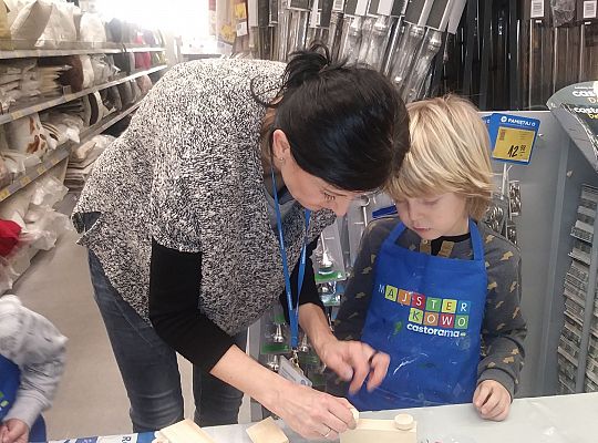 gr IV warsztaty dla dzieci-"Majsterkowo" Słupsk Castorama