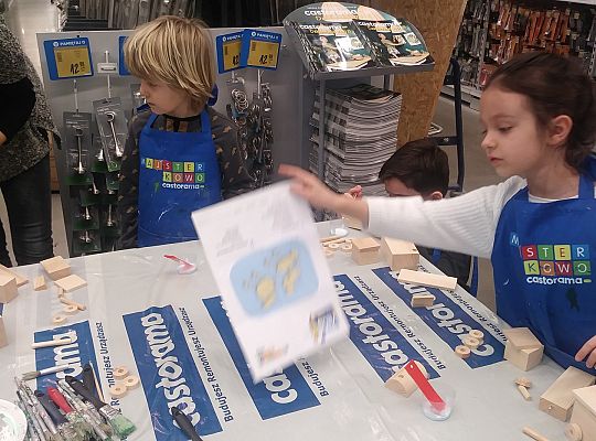 gr IV warsztaty dla dzieci-"Majsterkowo" Słupsk Castorama