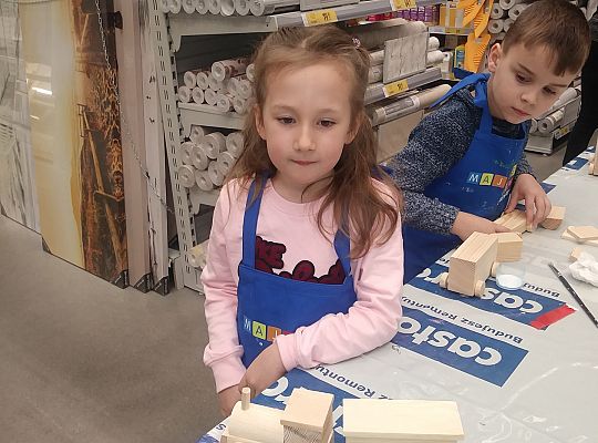 gr IV warsztaty dla dzieci-"Majsterkowo" Słupsk Castorama