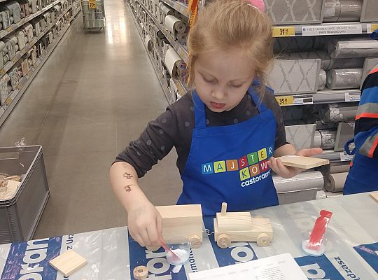 gr IV warsztaty dla dzieci-"Majsterkowo" Słupsk Castorama