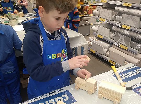 gr IV warsztaty dla dzieci-"Majsterkowo" Słupsk Castorama