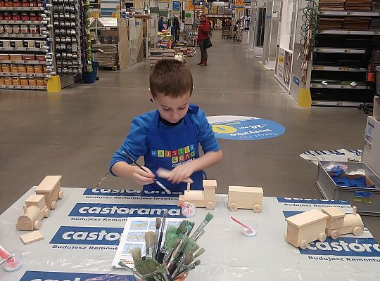 gr IV warsztaty dla dzieci-"Majsterkowo" Słupsk Castorama