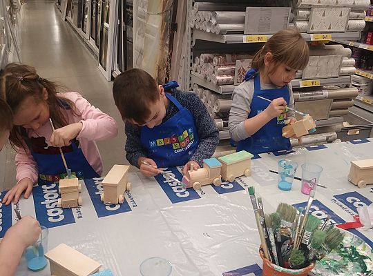 gr IV warsztaty dla dzieci-"Majsterkowo" Słupsk Castorama