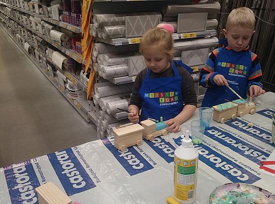 gr IV warsztaty dla dzieci-"Majsterkowo" Słupsk Castorama