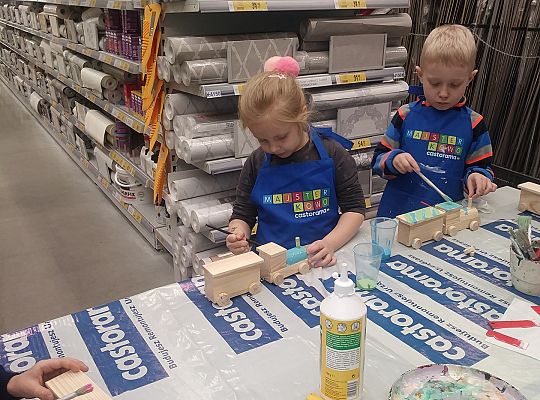 gr IV warsztaty dla dzieci-"Majsterkowo" Słupsk Castorama