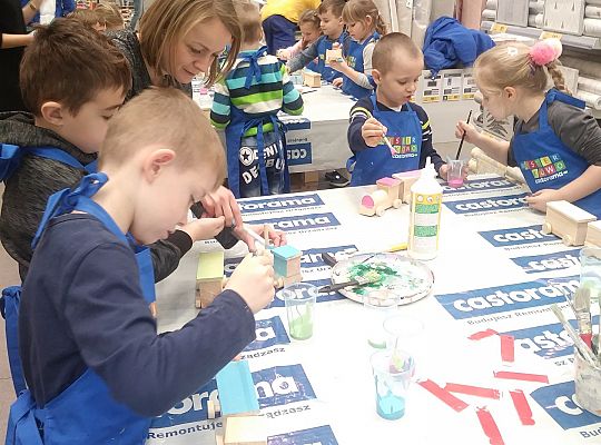 gr IV warsztaty dla dzieci-"Majsterkowo" Słupsk Castorama