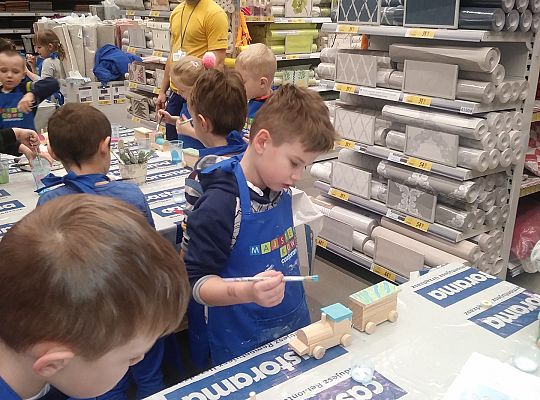 gr IV warsztaty dla dzieci-"Majsterkowo" Słupsk Castorama