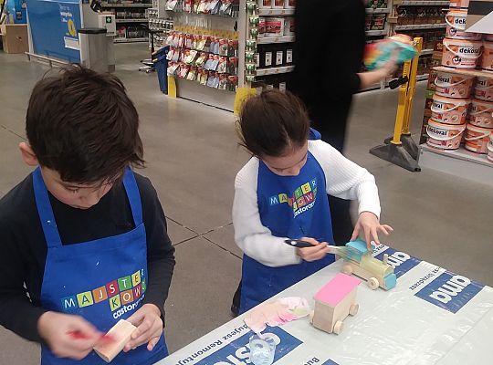 gr IV warsztaty dla dzieci-"Majsterkowo" Słupsk Castorama