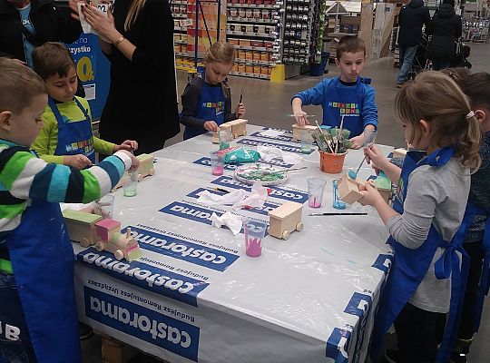 gr IV warsztaty dla dzieci-"Majsterkowo" Słupsk Castorama