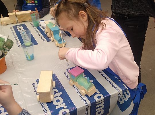 gr IV warsztaty dla dzieci-"Majsterkowo" Słupsk Castorama