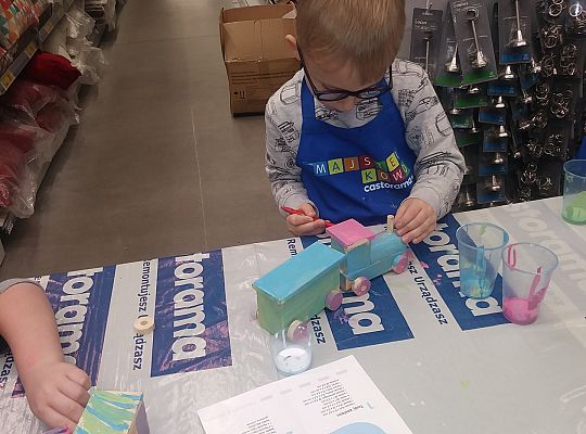 gr IV warsztaty dla dzieci-"Majsterkowo" Słupsk Castorama