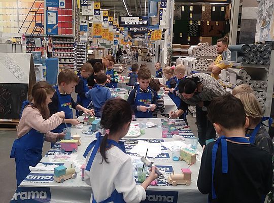 gr IV warsztaty dla dzieci-"Majsterkowo" Słupsk Castorama