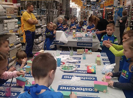 gr IV warsztaty dla dzieci-"Majsterkowo" Słupsk Castorama