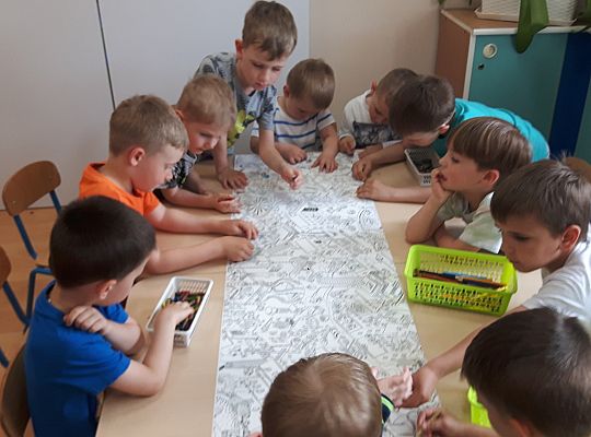 Gr II Integracyjna kolorowanka