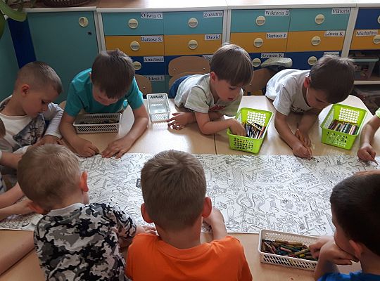 Gr II Integracyjna kolorowanka