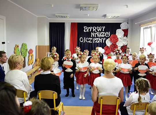 Uroczysty apel w wykonaniu Gr IV z okazji Odzyskania Niepodległości