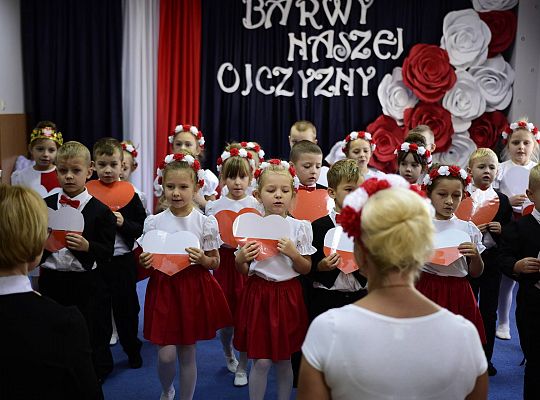 Uroczysty apel w wykonaniu Gr IV z okazji Odzyskania Niepodległości