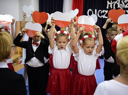 Uroczysty apel w wykonaniu Gr IV z okazji Odzyskania Niepodległości