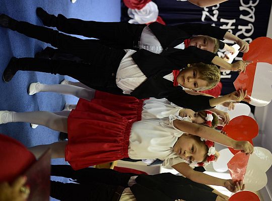 Uroczysty apel w wykonaniu Gr IV z okazji Odzyskania Niepodległości