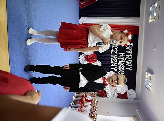 Uroczysty apel w wykonaniu Gr IV z okazji Odzyskania Niepodległości