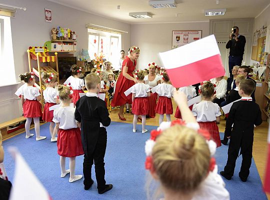 Uroczysty apel w wykonaniu Gr IV z okazji Odzyskania Niepodległości