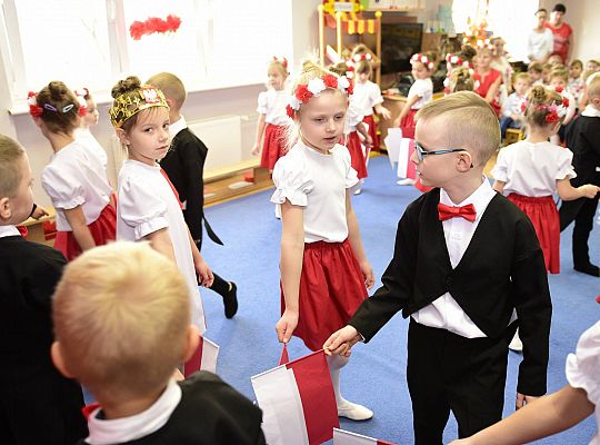 Uroczysty apel w wykonaniu Gr IV z okazji Odzyskania Niepodległości